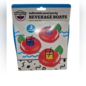 Inflatable Pool Party Beverage Boats - Juicy Cherries